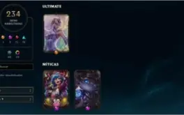 Conta diamante e com muitas skins !