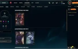 CONTA NVL 84, 46 CHAMPS E 9 SKINS POR R$85,00!
