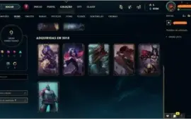 CONTA NVL 84, 46 CHAMPS E 9 SKINS POR R$85,00!