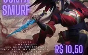 Contas smurf lvl 30
