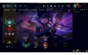 Conta De Lol Com 542 Skins, Esmeralda E Com Mmr Positivo