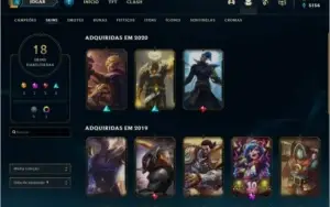 Conta League of Legends (platina 3)