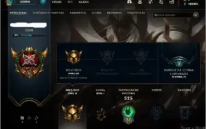 Conta Ouro 3 com 91 SKINS e TODOS os campeoens
