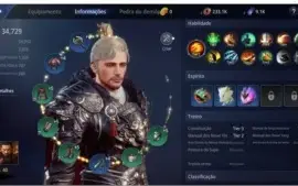 Conta MIR4 Level 40 Quase 35k de poder NA64