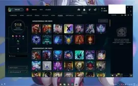 Conta Lol 127 campeões diversos, 94 Skins, 7 Cromas,  3K ESS