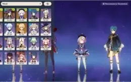 Conta Ar 38 Ayaka, Mona e Qiqi