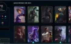 Conta League of Legends e Valorant