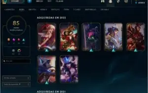 Conta League of Legends e Valorant