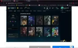 conta ouro 3 champs skins na descriçao!