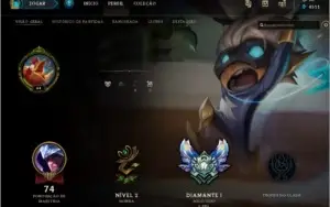 CONTA LEAGUE OF LEGENDS DIAMANTE1