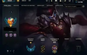 Conta Platina 2 Com Mmr de Esmeralda