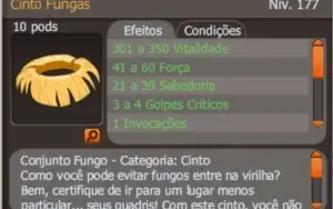Cinto Fungas MAGIADO  (SPIRITIA)