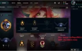 Conta LOL Season 3 - Todos os champ + 306 Skins