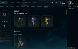 Conta LOL Season 3 - Todos os champ + 306 Skins