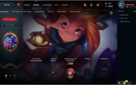 CONTA SMURF UNRANKED COM BASTANTE CHAMPS E ALGUMAS SKINS