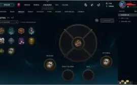 CONTA SMURF UNRANKED COM BASTANTE CHAMPS E ALGUMAS SKINS