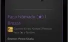 FACA NOMADE POUCO USADA BRASAS