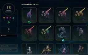 Conta LoL ouro4 todos champ com 113k essência azul,114skins