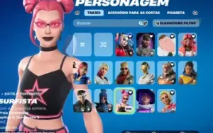 Conta de Fortnite (Inicial, com algumas skins e Passe atual)