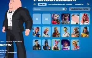 Conta de Fortnite (Inicial, com algumas skins e Passe atual)