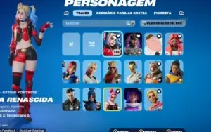 Conta de Fortnite (Inicial, com algumas skins e Passe atual)