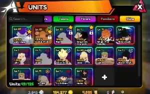 Conta Anime Vanguards LV44 com Escanor e varios miticos