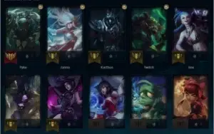 SMURF LOL D2 67% WINRATE MMR DE MESTRE COM SKIN PROJETO PYKE