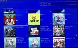 CONTA PSN GRINGA COM VÁRIOS JOGOS