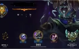 Conta league of legends Platina V