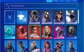 Conta Epic Games com 57 jogos e Fortnite season 4