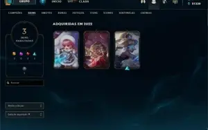 CONTA OURO 1 LOL MMR ALTO