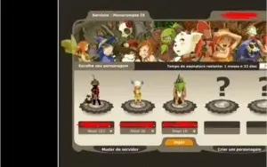 SACRIER LV 153  DOFUS RETRO MONOCONTA IX (9) (COM EQUIPS)