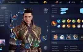 MIR4 Lanceiro - Lvl: 42 - NA52 - 42k de Poder - 5 Pets Raros