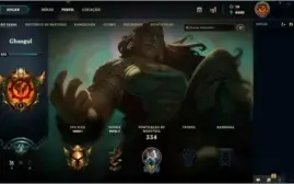 CONTA LOL(OURO 1, DESDE 2014, 47 SKINS, 137 CAMPEÕES ...)
