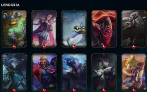 Todos Os Campeoes + 360 Skins (Ultimate E Miticas)