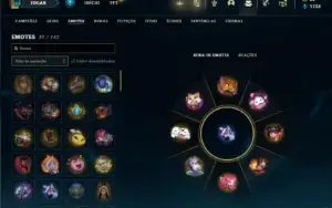 Conta Unranked com 41 Champs e 6 Skins + 2 Fragmentos