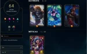 ACC UNRANKED VÁRIAS SKINS
