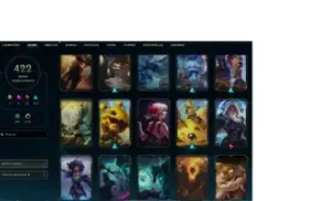 Ouro 2 com TODOS os champs e 423 Skins + 5 Prestigios