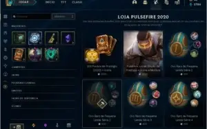 Conta de lol, gold 4, 84 champs, 15 skins