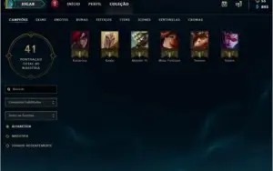 Conta League Of Legends lvl 27