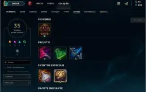 Conta League Of Legends lvl 27