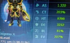 Conta Chaos X Mid/End Game Nadmo Servidor Omegamon