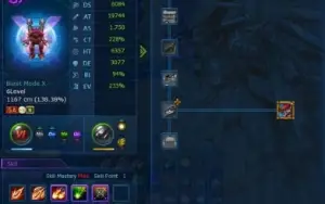 Conta Chaos X Mid/End Game Nadmo Servidor Omegamon