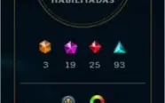 conta lol 264 skins