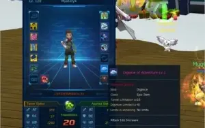 conta maginifica Digimon Online TOP