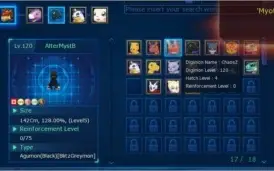 conta maginifica Digimon Online TOP