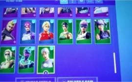 CONTA DESDE A SEASON 5 COM SKIN DA VIUVA NEGRA