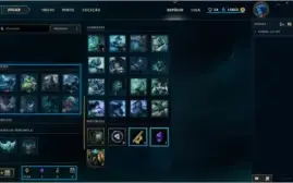 Conta Gold V c/ Borda Campeões Skins e Muitos Espólios