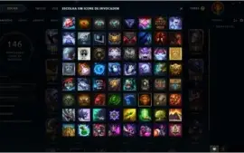 Conta Gold V c/ Borda Campeões Skins e Muitos Espólios