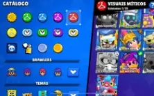 Conta Brawl stars 49 brawler bem cuidada!